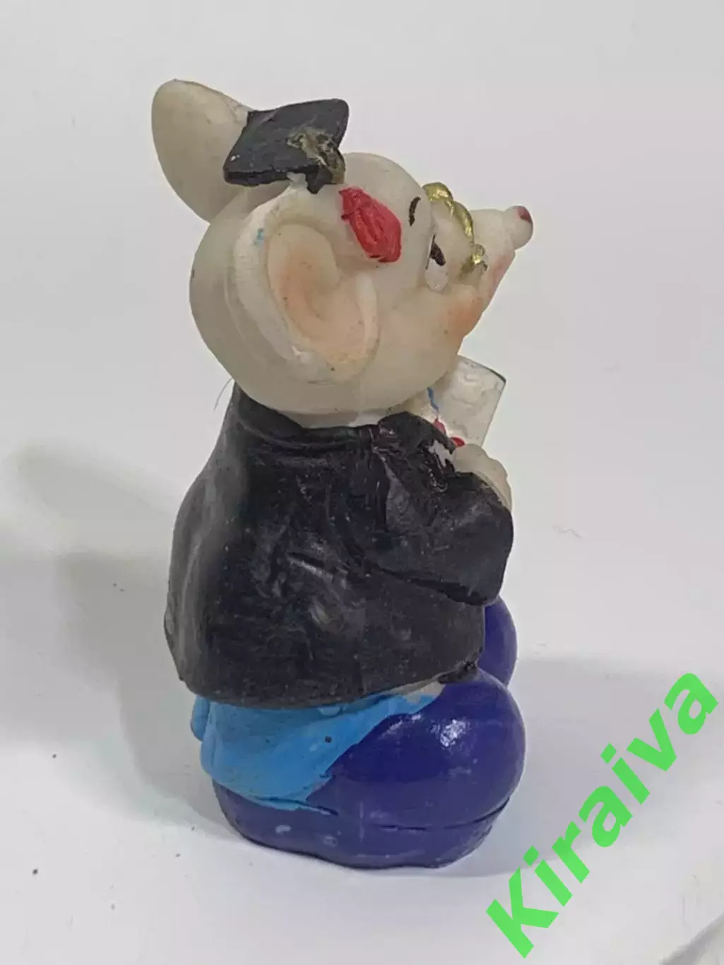Фигурка «Мышонок-Учёныйили студент» винтажная Н2252 идеальнаяОчаровательная 4