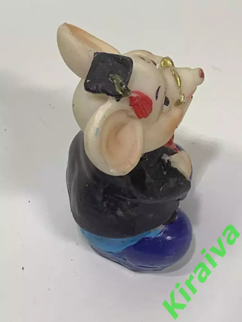 Фигурка «Мышонок-Учёныйили студент» винтажная Н2252 идеальнаяОчаровательная 5