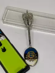 Коллекционная сувенирная ложка «Estonia» футляр, с гербом Эстония, Н2254