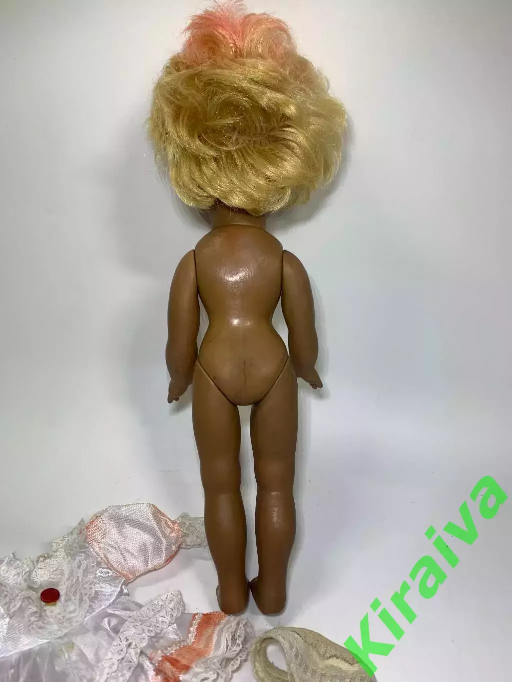 Винтажная кукла ГДР Schalkau (Шалькау) «мулатка» 1960–1980-е гг. Н2256 2