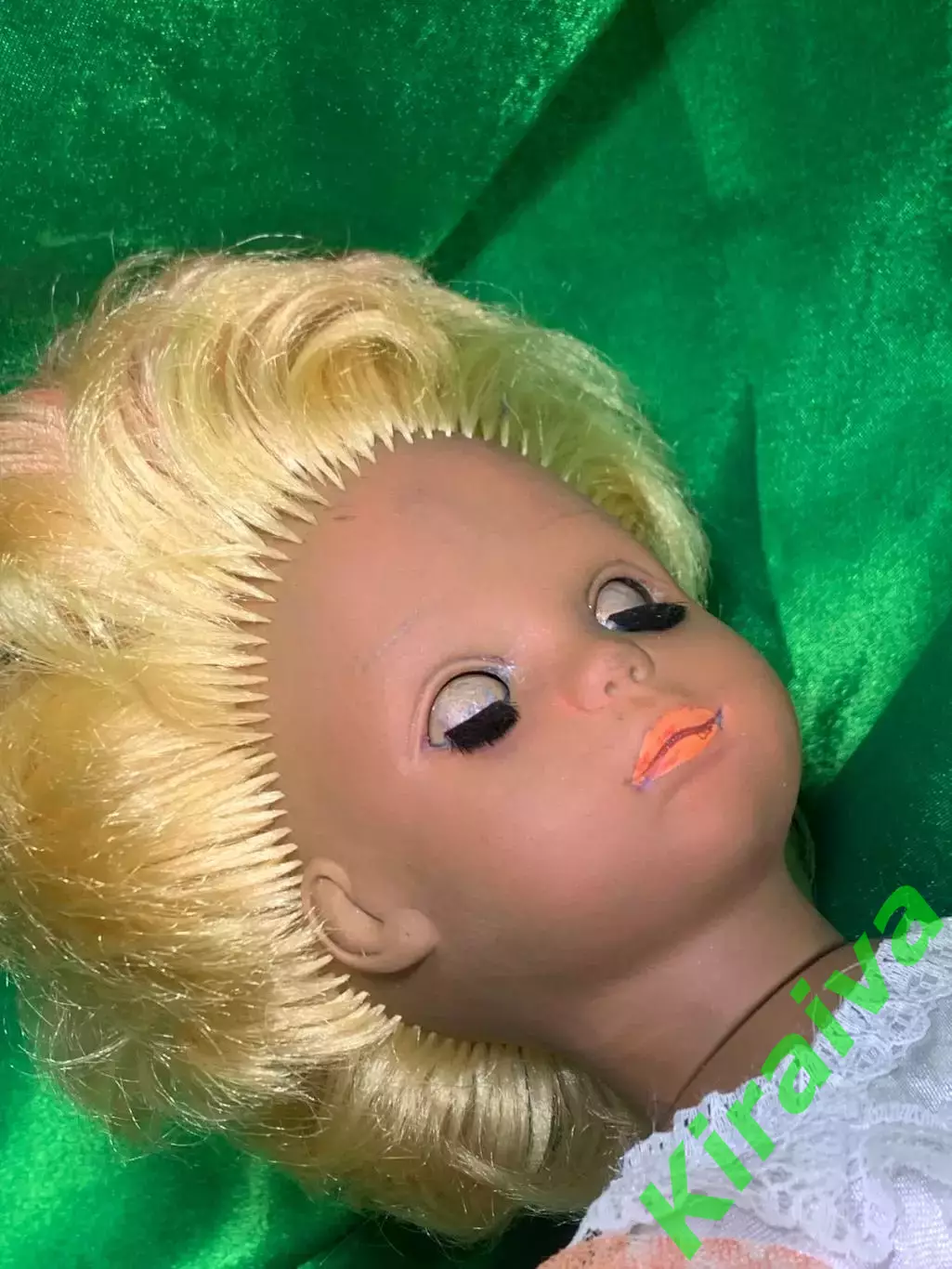 60–80-е гг. Винтажная кукла ГДР Schalkau (Шалькау) «мулатка» времен СССР Н2256 3