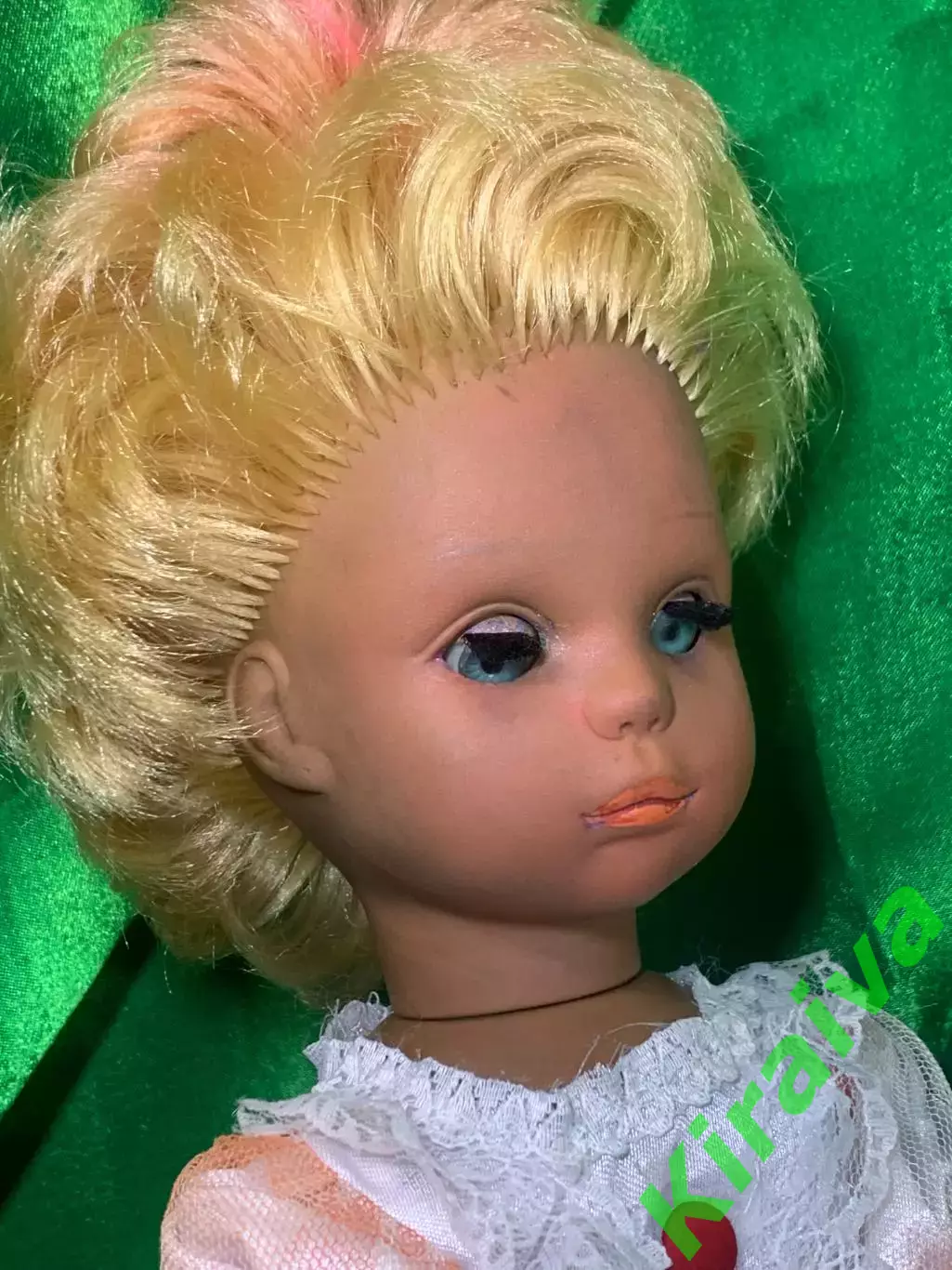 60–80-е гг. Винтажная кукла ГДР Schalkau (Шалькау) «мулатка» времен СССР Н2256 4