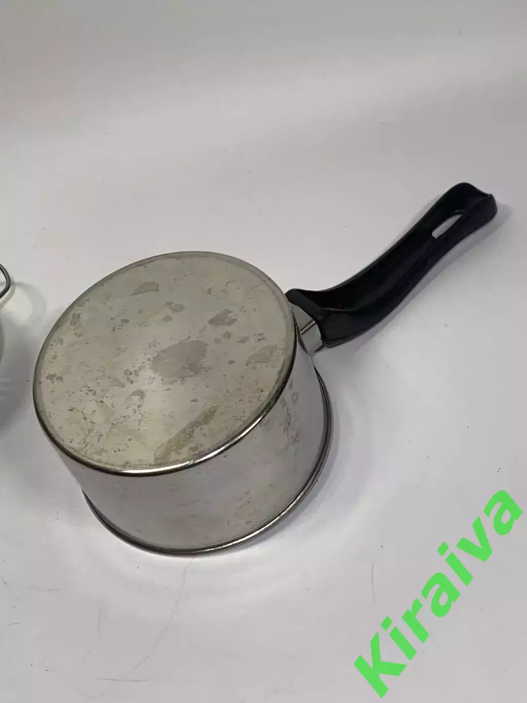 Сотейник из нержавейки 800 мл. ковш с пластиковой ручкой Н2255 2