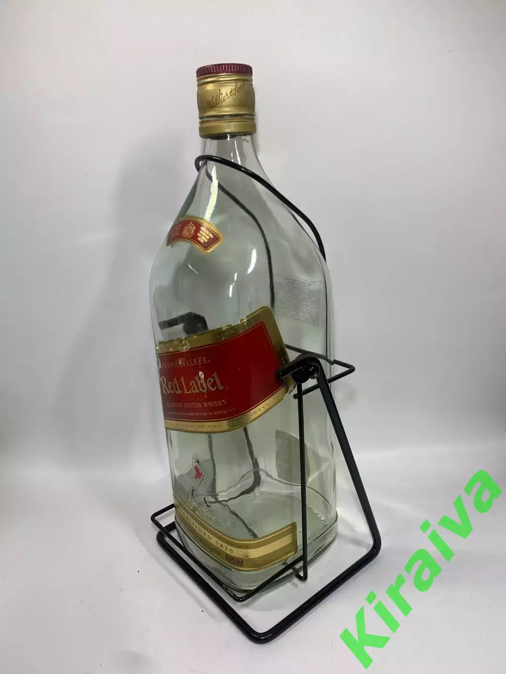 Бутылка-подставка качалка из под виски Red Label на 4.5 л, Н4920,3 Ред Лейбл кач