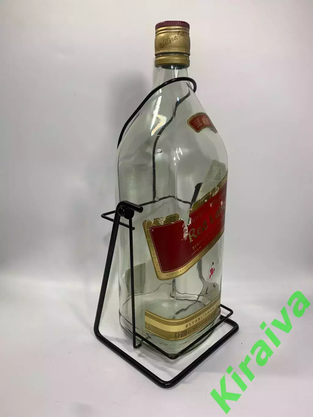 Бутылка-подставка качалка из под виски Red Label на 4.5 л, Н4920,3 Ред Лейбл кач 1