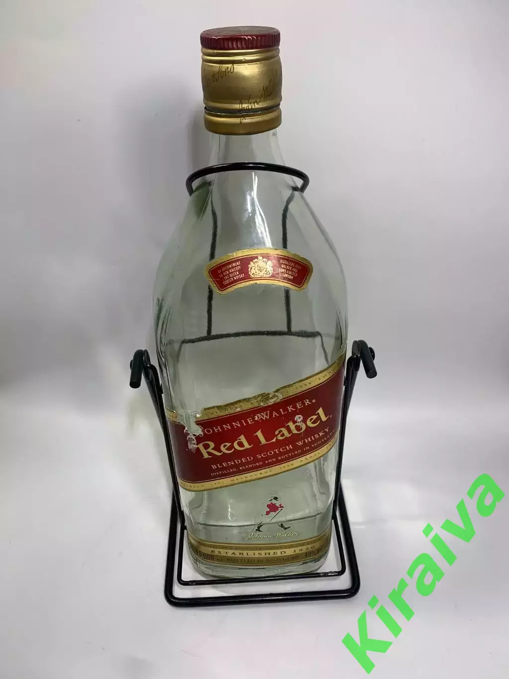 Бутылка-подставка качалка из под виски Red Label на 4.5 л, Н4920,3 Ред Лейбл кач 2