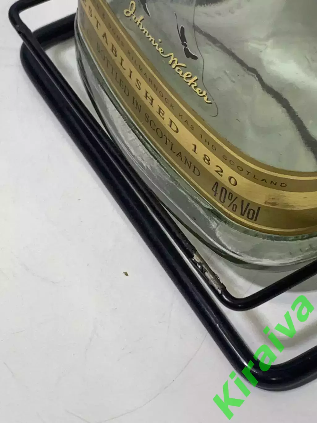 Бутылка-подставка качалка из под виски Red Label на 4.5 л, Н4920,3 Ред Лейбл кач 7