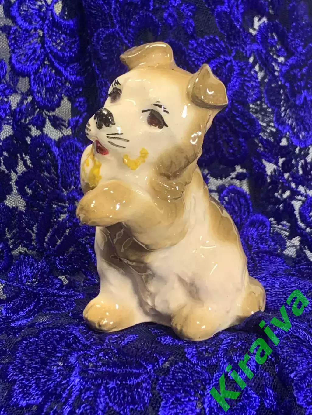 Фарфоровая статуэтка «Собака 2006» ручная роспись Н2275 7