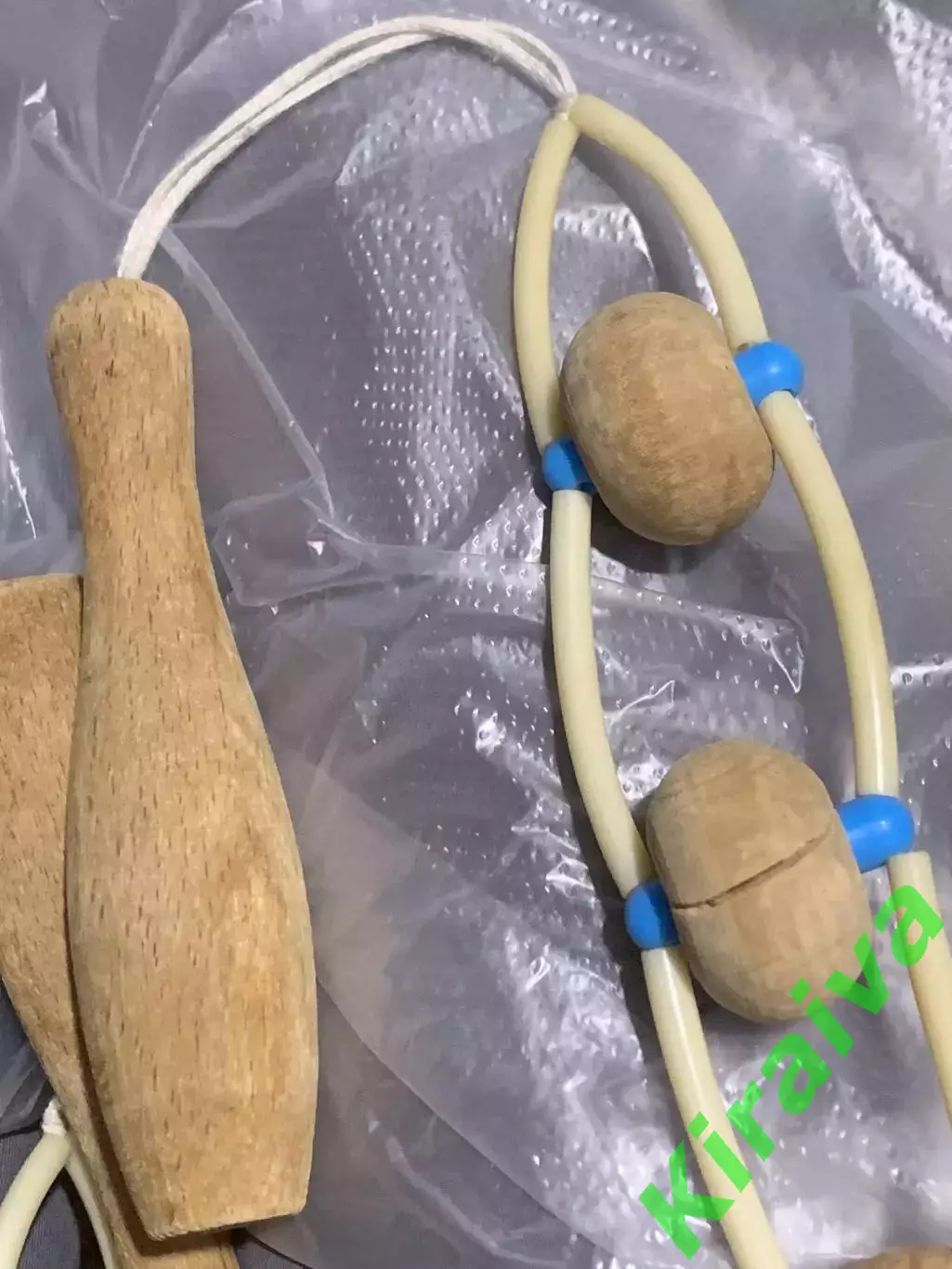 Массажёр деревянный ленточно-роликовый для спины, ног и тела, 138 см, Н7939 7