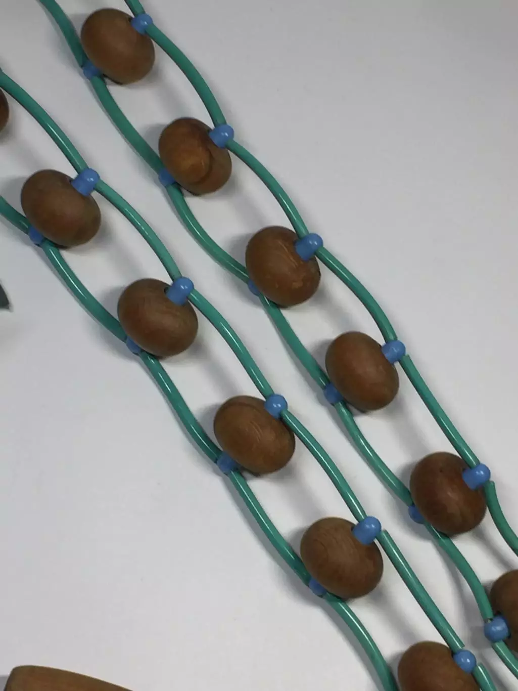 Массажёр деревянный ленточно-роликовый для спины, ног и тела, 130 см, Н8599 2