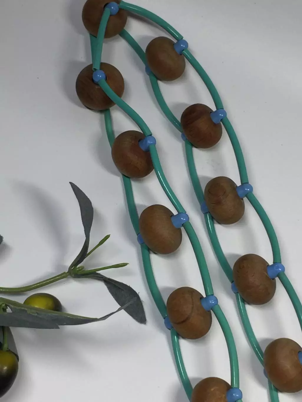 Массажёр деревянный ленточно-роликовый для спины, ног и тела, 130 см, Н8599 5