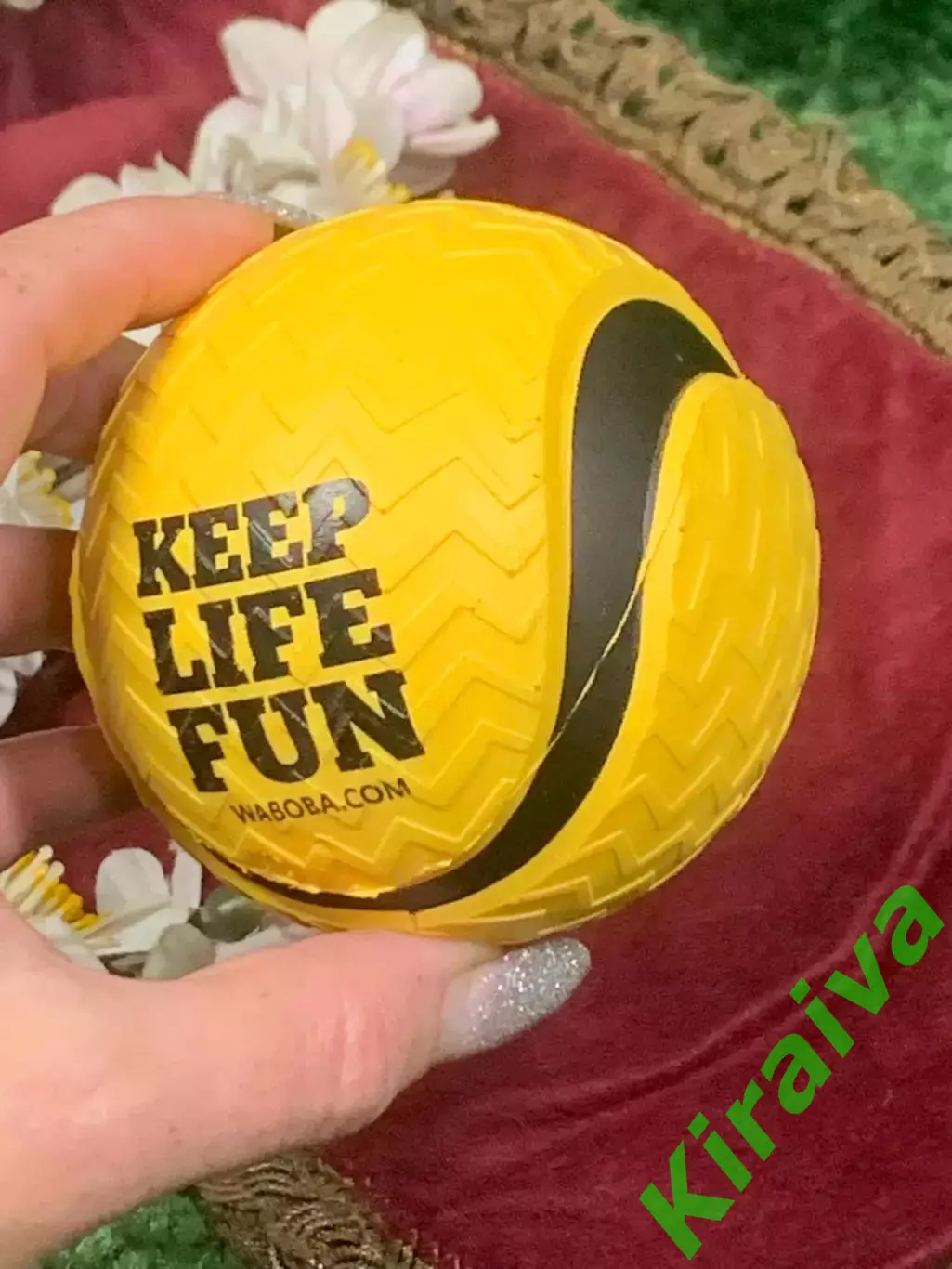 Мяч водный универсальный Waboba Zag Ball Yellow желтый Н2286 4