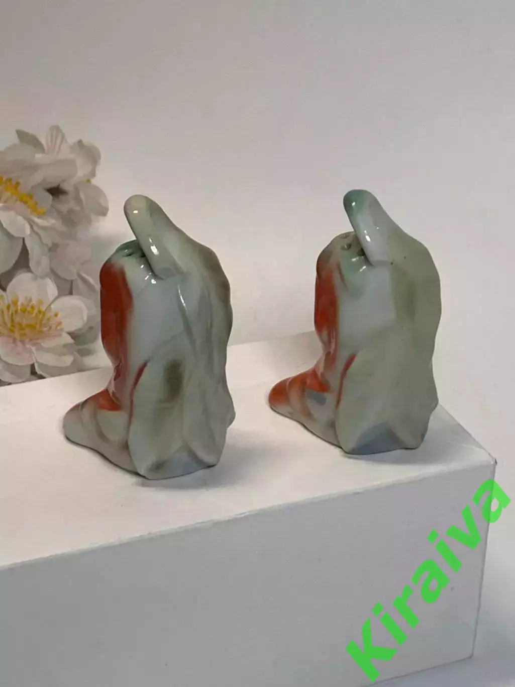 Набор для специй фарфоровый ретро “Перец” солонка и перечница винтаж Н4533,2 3