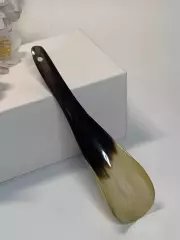 Рожок, ложка для обуви роговая СССР 14,8 см натуральный рог винтаж Н2292