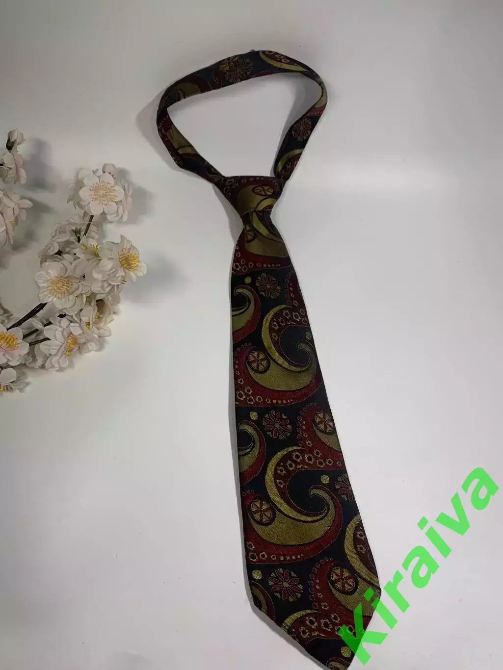 Винтажный мужской галстук с узором пейсли, 11?150 см Н2312 1