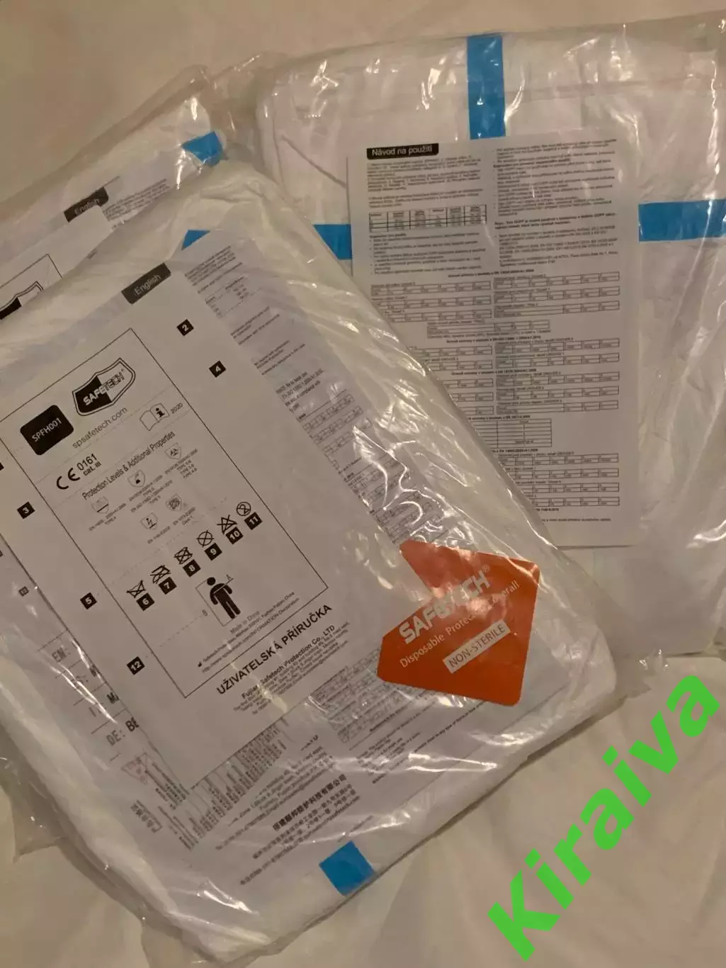 Комбинезон защитный одноразовый ламинированный Safetech 4B/5B/6B, размер XXL Н82 5