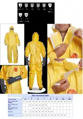 Комбинезон химической защиты Tychem 2000C СИЗ кат. 3 тип 3/4/5/6 (СИЗ) Н09 мужск