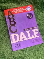 Книга французский язык, пособие + диск «ABC DALF C1/C2» для подготовки к экзамен