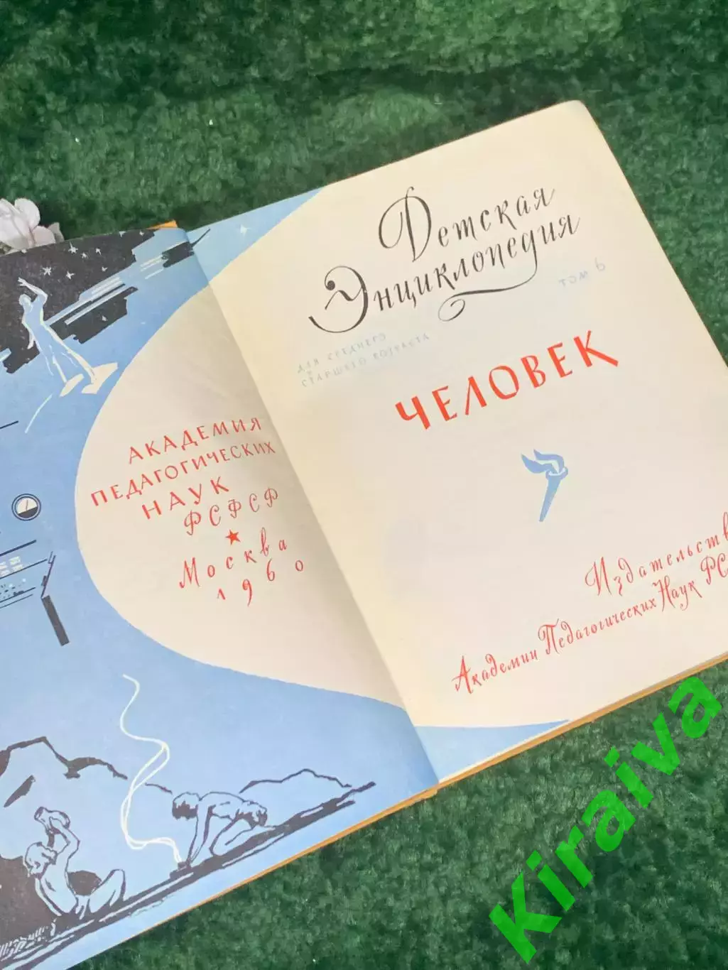 Книга том 6 советского издания «Детская энциклопедия» Н2367 3