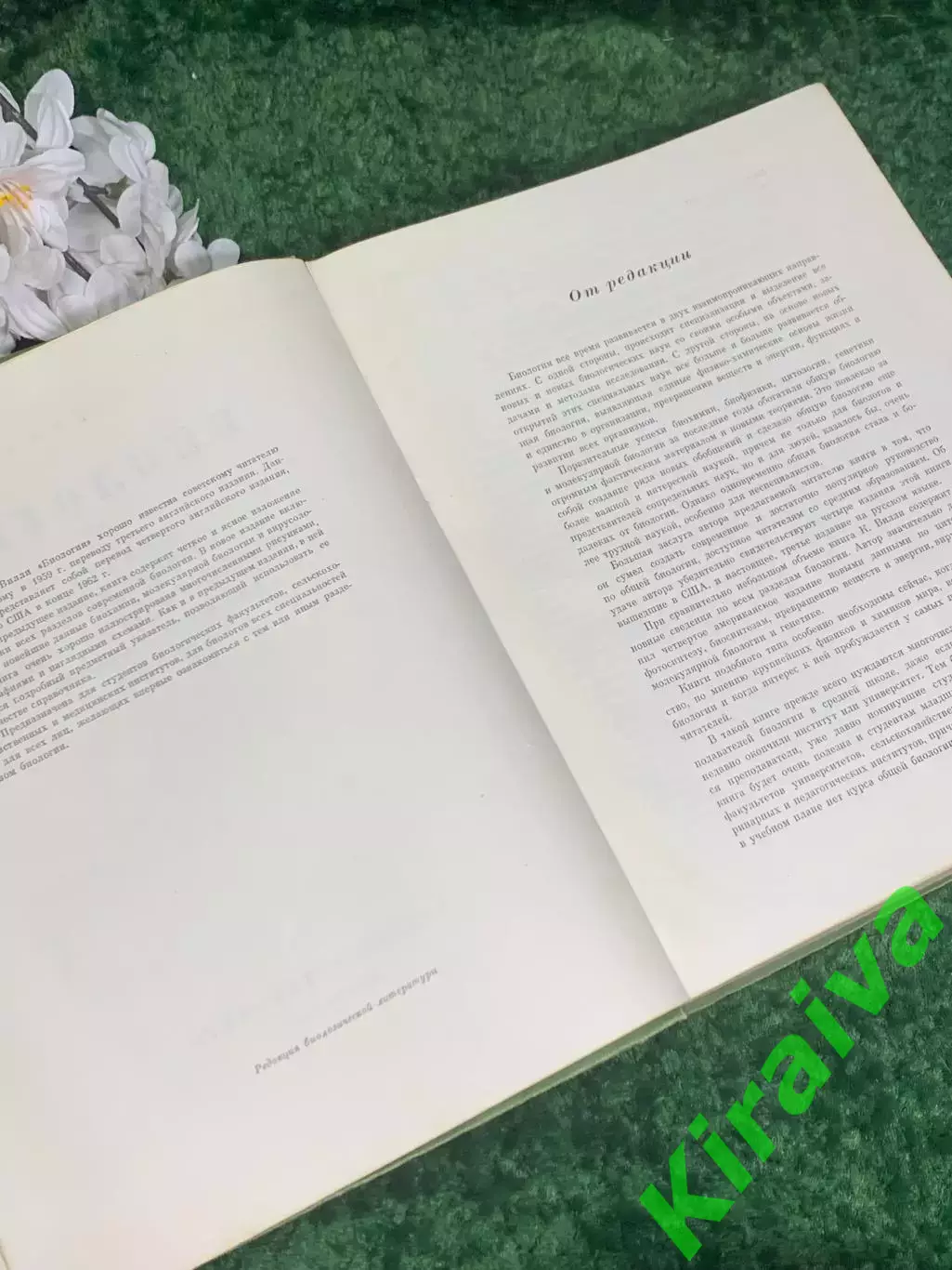 Книга учебное, научное издание «Биология» К. Вилли, «Мир», 1966 г., Н2372 3