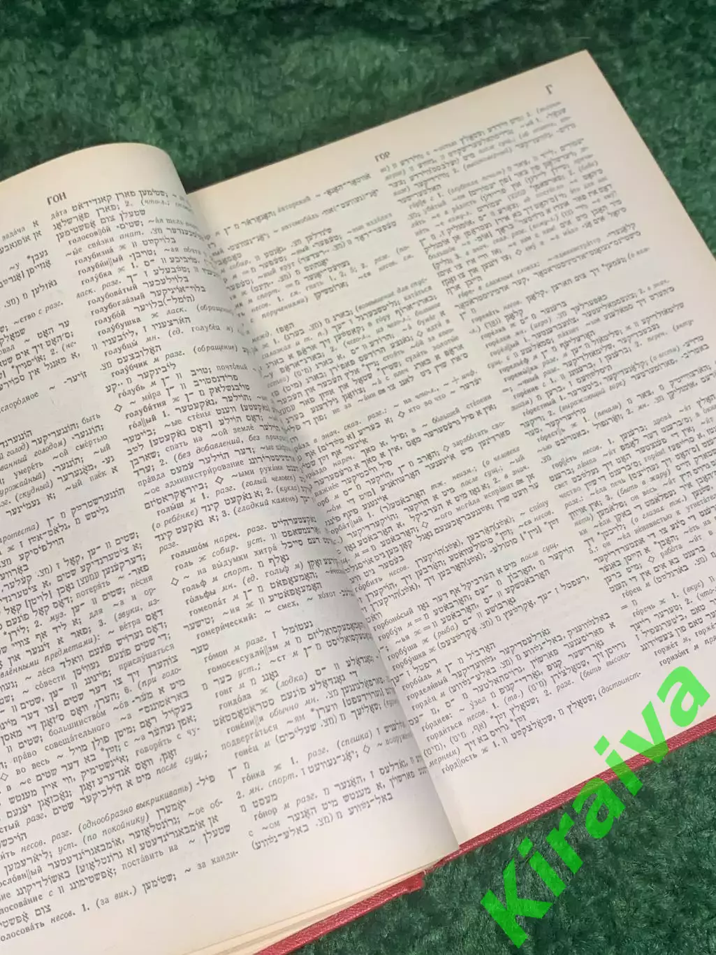 Книга Русско-еврейский (идиш) словарь 1989 г., Н2374 5