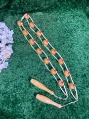 Массажёр деревянный ленточно-роликовый для спины, ног и тела, 128 см, Н7941