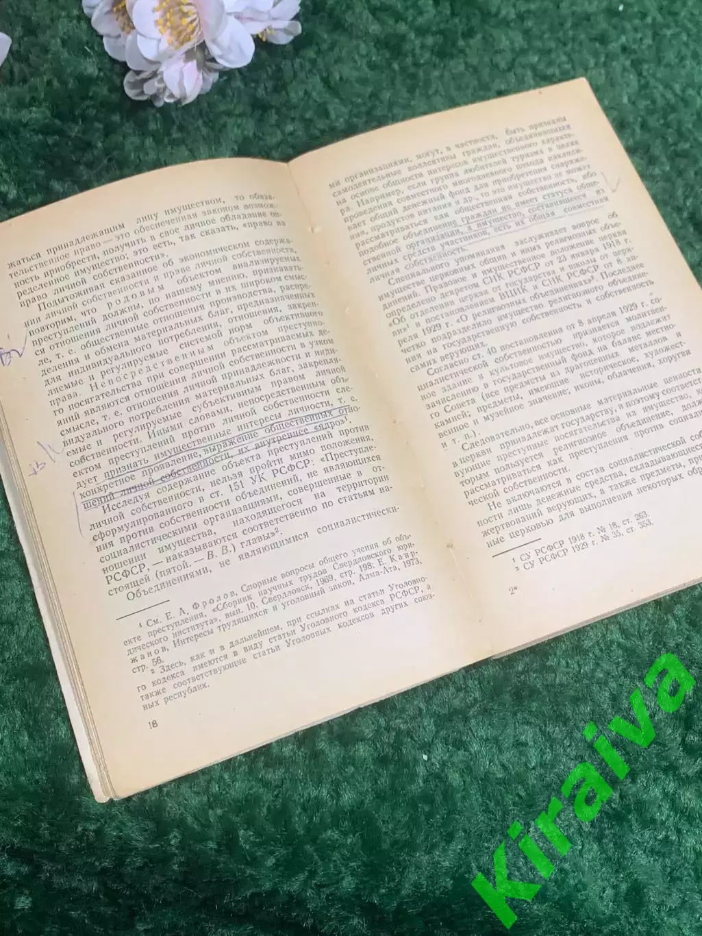 Книга право «Квалификация угонов личного имущества» В. А. Владимиров, Н2385 3
