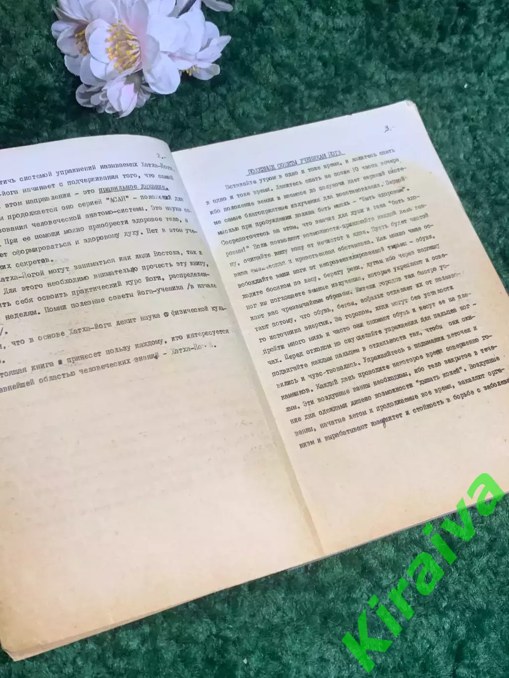 Книга «Хатха-йога» Сельвараждан Эсудиан и Элизабет Хэйч, самиздат, 1965 г, Н2389 2