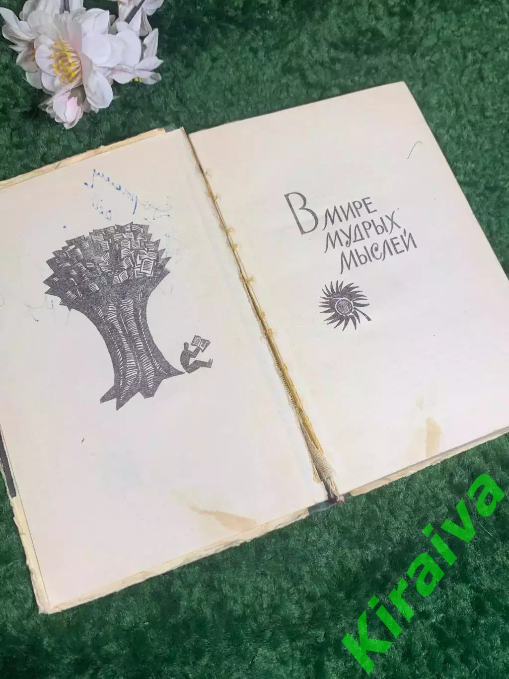 Книга сборник афоризмов «В мире мудрых мыслей» С. Х. Карин, 1962 г., Н2395 3