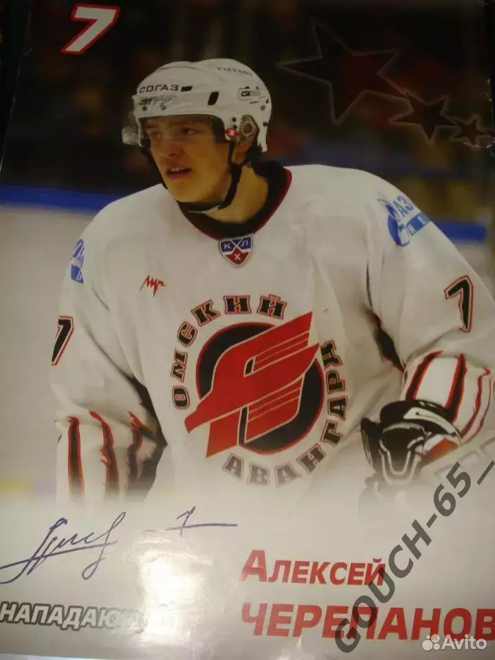 Постер: Алексей Черепанов с автографом