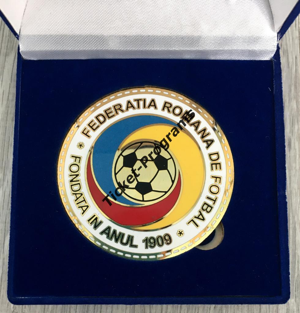 Медаль/Знак. Футбол. Румыния. Румынская футбольная федерация, оригинал