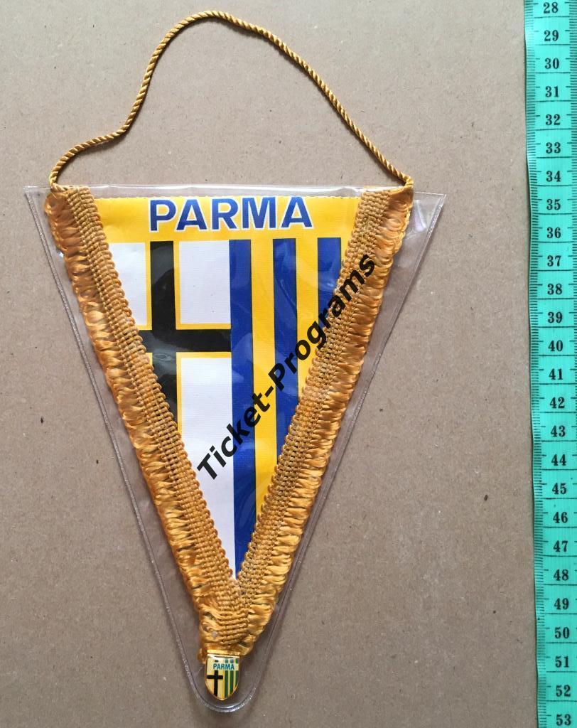 Вымпел + Знак. Футбол. Италия. ФК ПАРМА / PARMA F.C. (Parma, Italy), оригинал