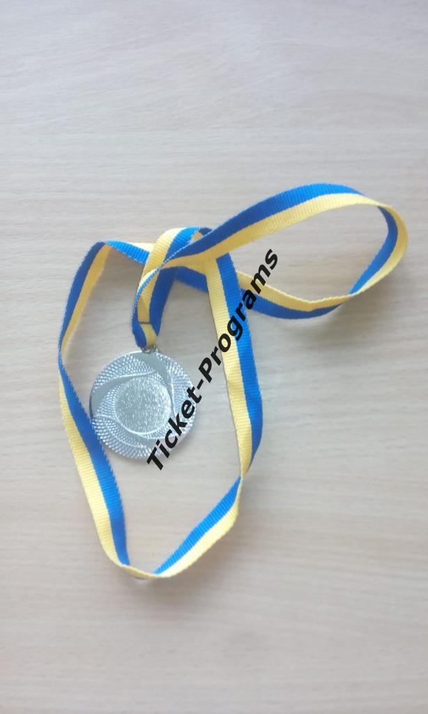 Медаль. Футбол. Украина. Херсон. 2 место (серебро) чемпионат города 2015-2016 1
