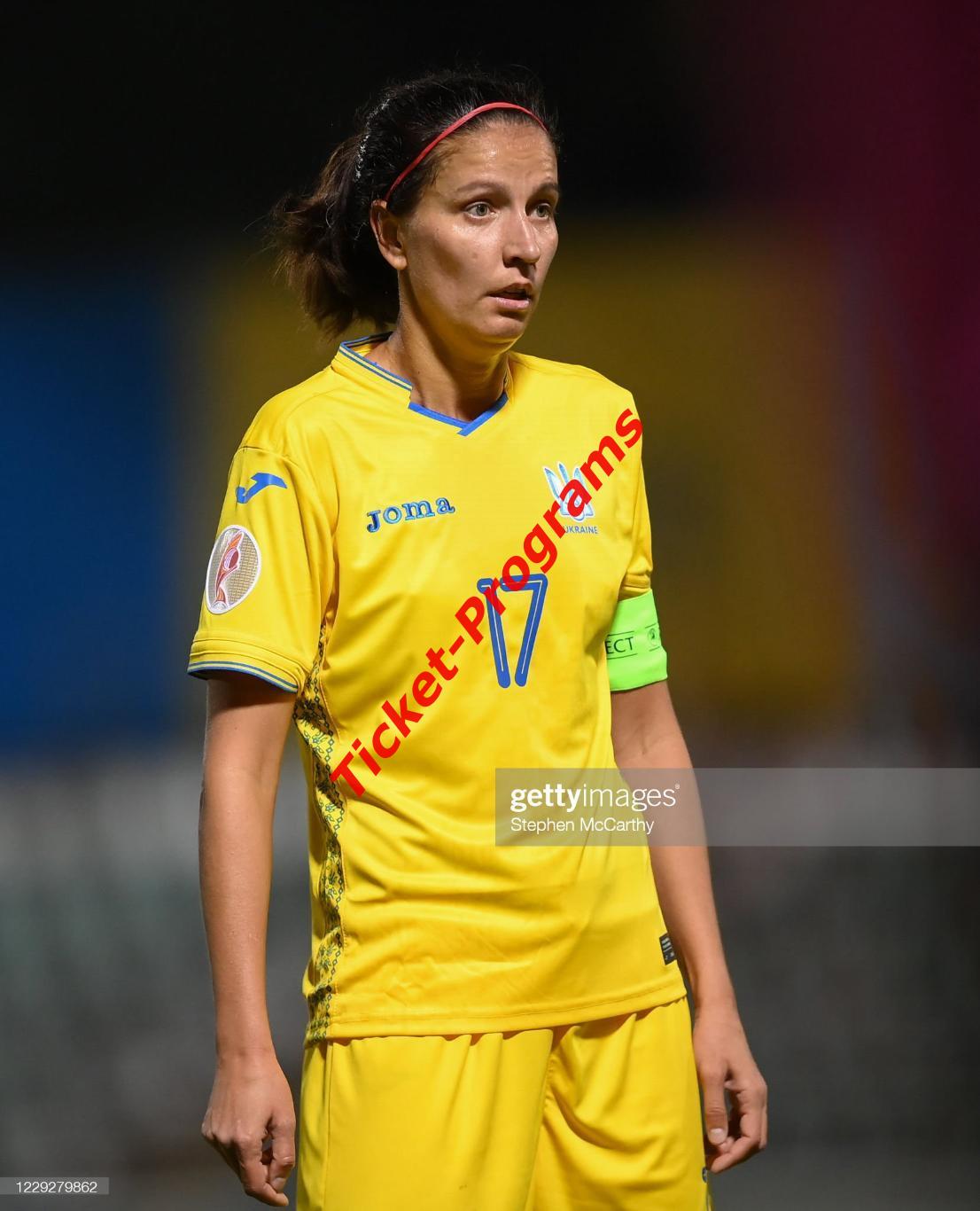 Футболка игровая Украина Женщины УЕФА ЕВРО-21 Сборная УКРАИНЫ 2019-2020 КРАВЧУК 4