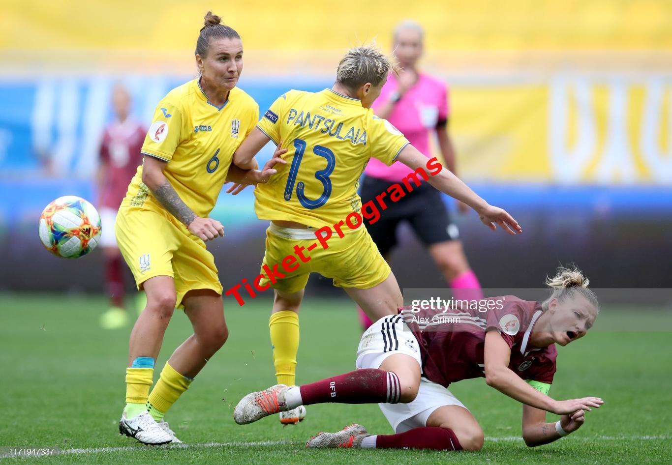 Футболка игровая Украина Женщины УЕФА ЕВРО-21 Сборная УКРАИНЫ 2019-2020 КРАВЧУК 6