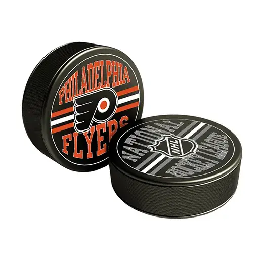 Шайба НХЛ черный фон Филадельфия