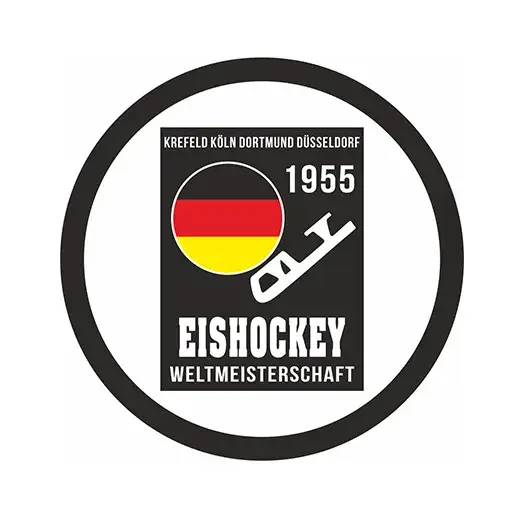 Шайба ЧМ 1955 ФРГ 1-ст.