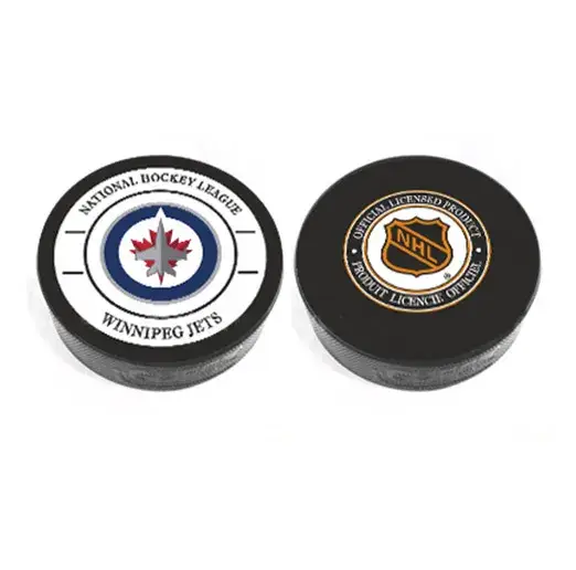 Шайба НХЛ белый фон Виннипег