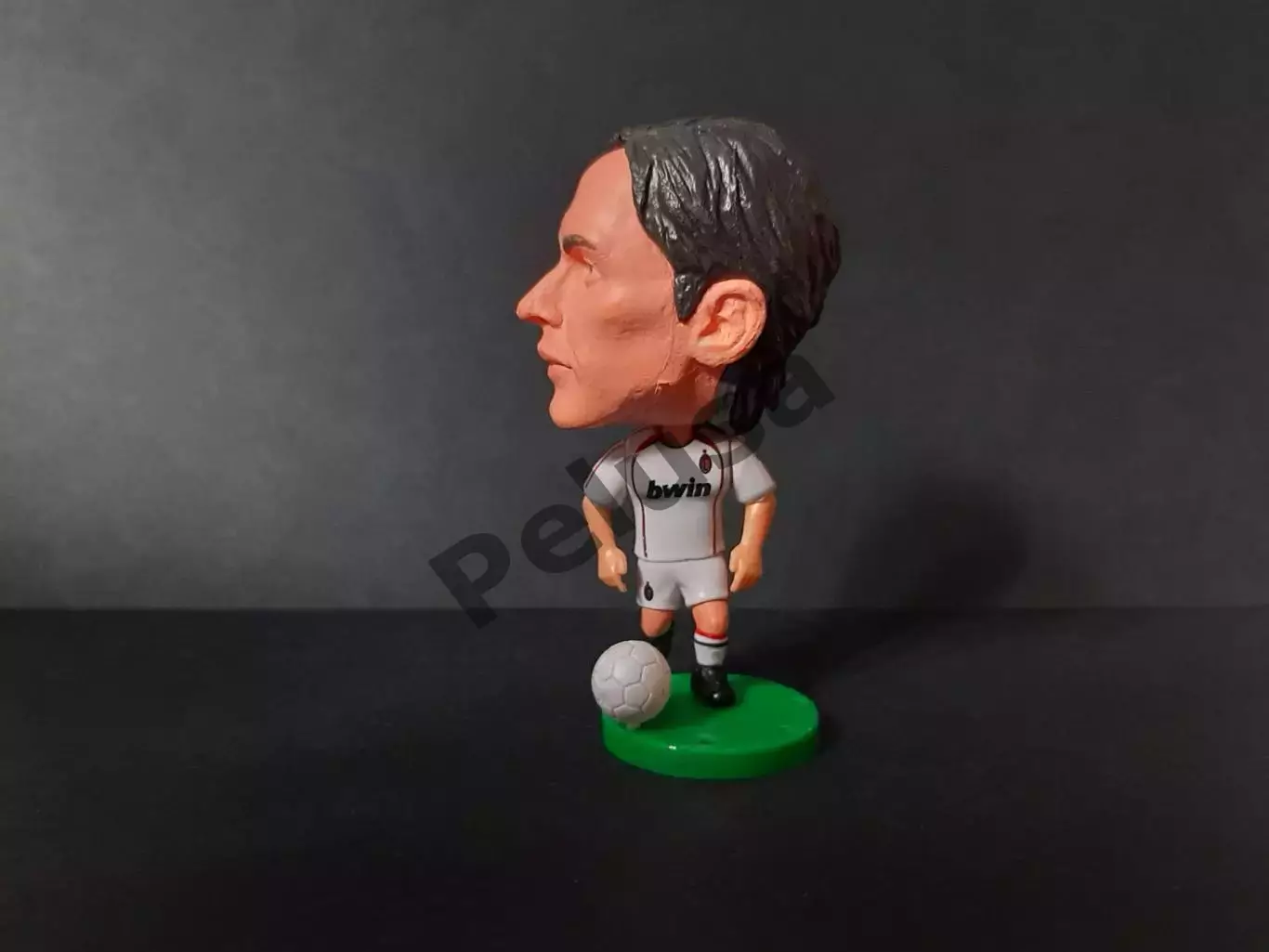 Філіппо Індзагі. Мілан (біла форма). фігурки футболістів soccerwe 3