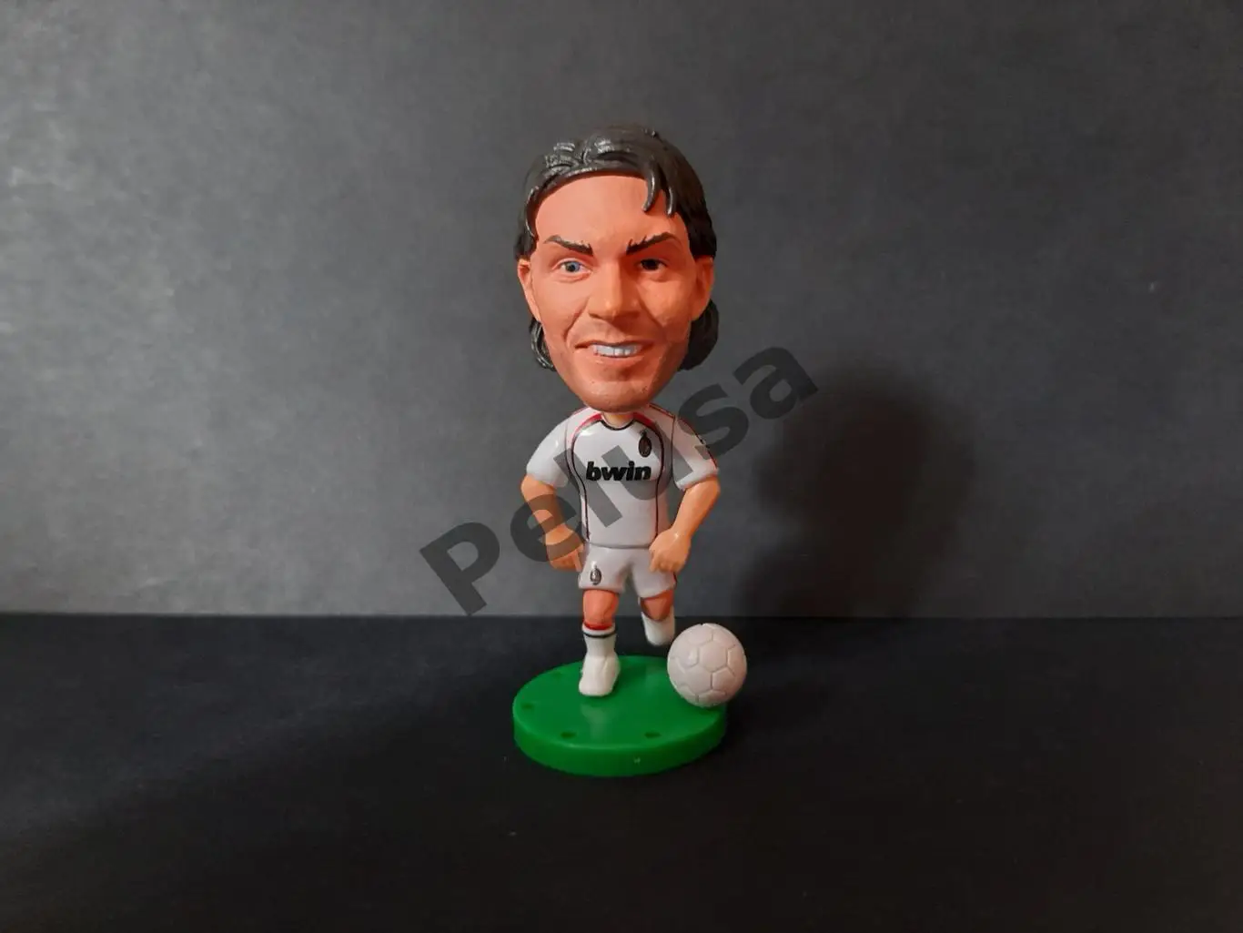 Паоло Мальдіні. Мілан (біла форма). фігурки футболістів soccerwe