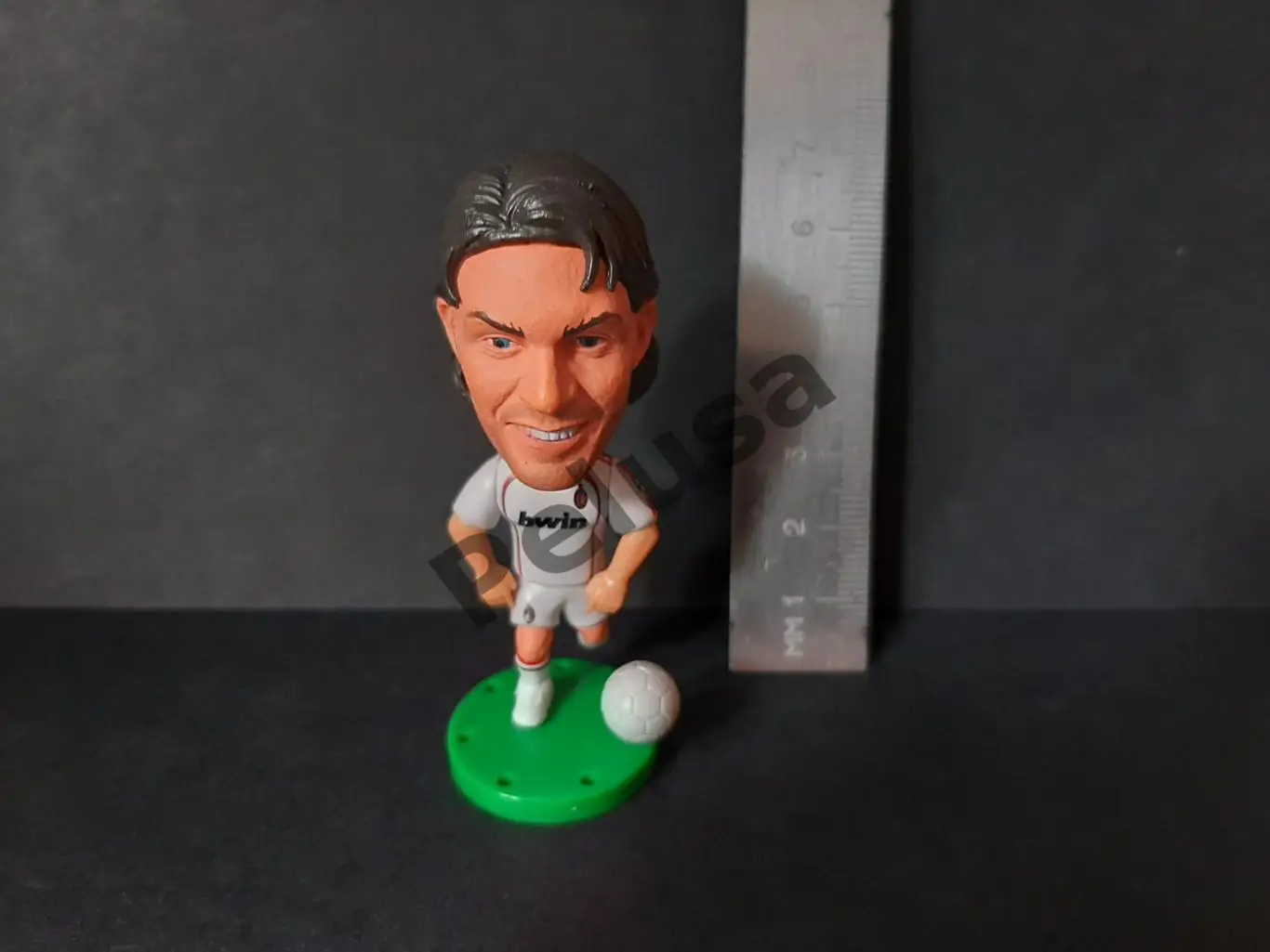 Паоло Мальдіні. Мілан (біла форма). фігурки футболістів soccerwe 6