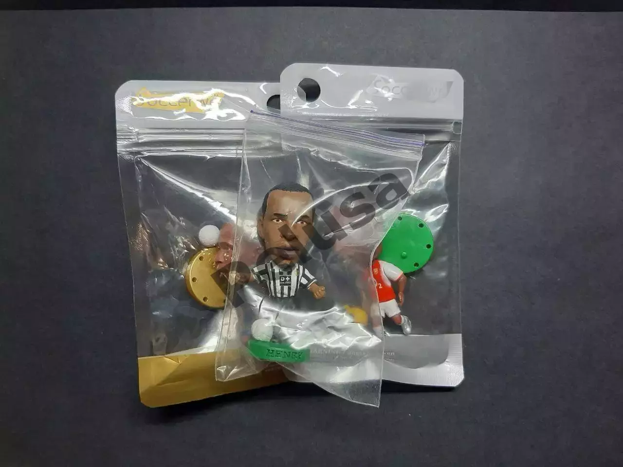 Тьєррі Анрі. Арсенал, Ювентус, Барселона. Фігурки футболістів 5