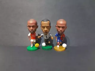 Тьєррі Анрі. Арсенал, Ювентус, Барселона. Фігурки футболістів