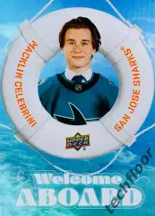 Карточка NHL Macklin Celebrini San Jose Sharks/Маклин Селебрини Сан-Хосе