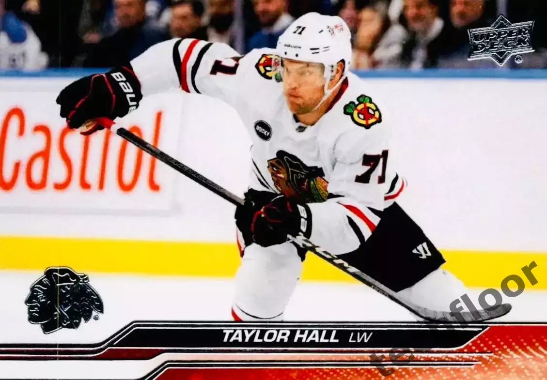 Карточка NHL Taylor Hall Chicago Blackhawks/Тэйлор Холл Чикаго НХЛ