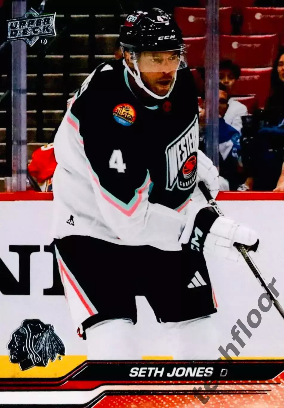 Карточка NHL Seth Jones Chicago Blackhawks/Сет Джонс Чикаго НХЛ