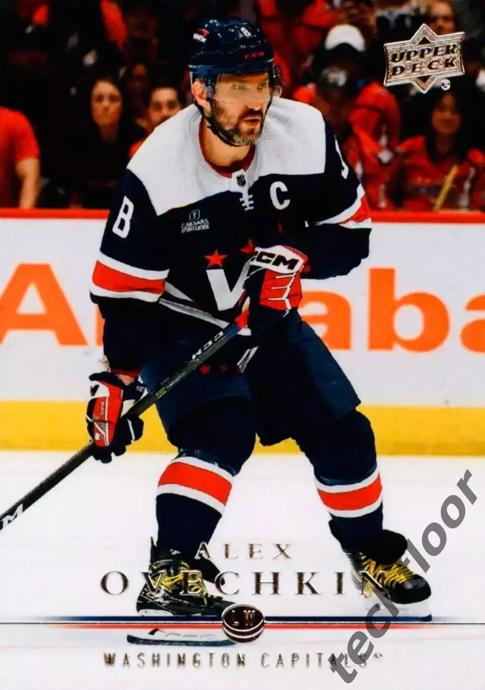 Карточка NHL Alex Ovechkin Washington Capitals / Алекс Овечкин Вашингтон НХЛ