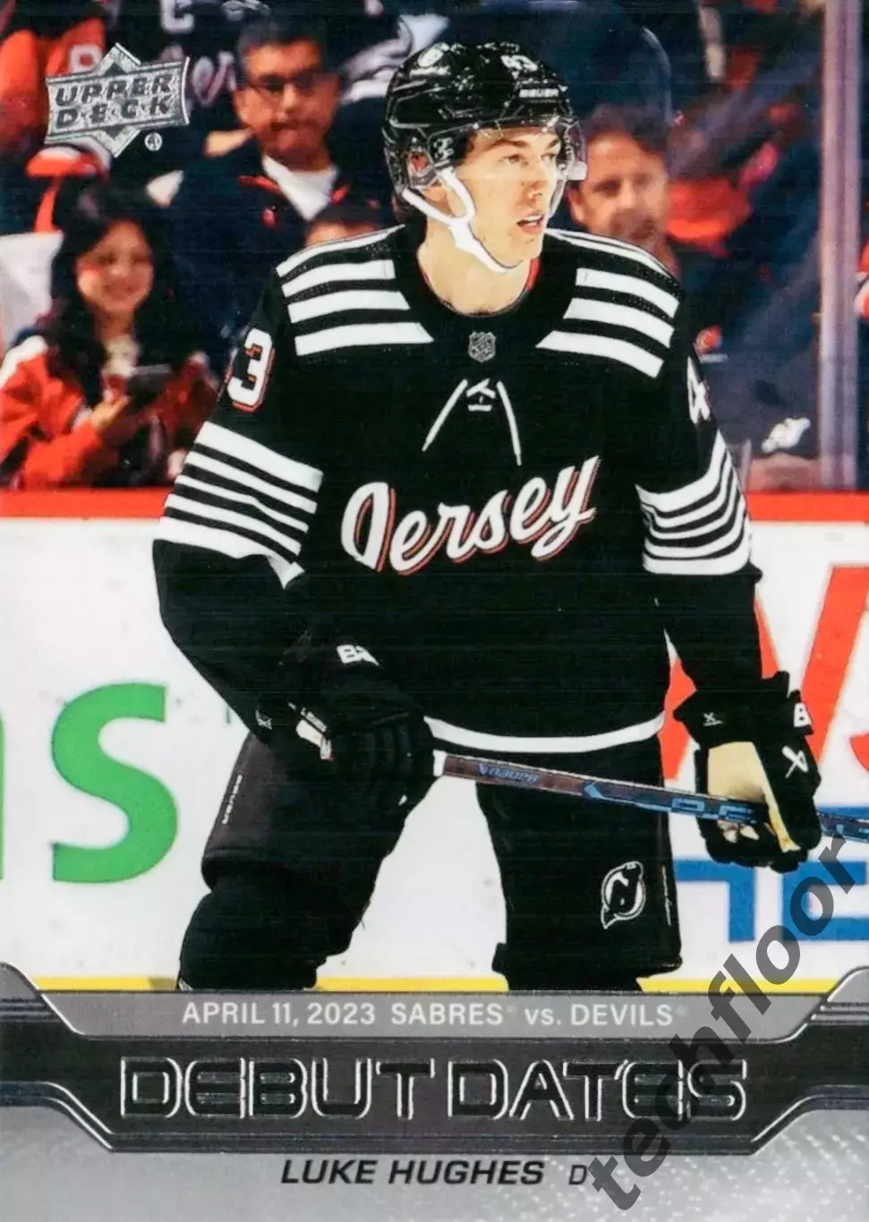 Карточка NHL Luke Hughes New Jersey Devils/Люк Хьюз Нью-Джерси НХЛ