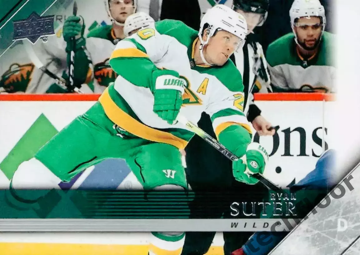 Карточка NHL Ryan Suter Minnesota Wild/Райан Сутер Миннесота НХЛ