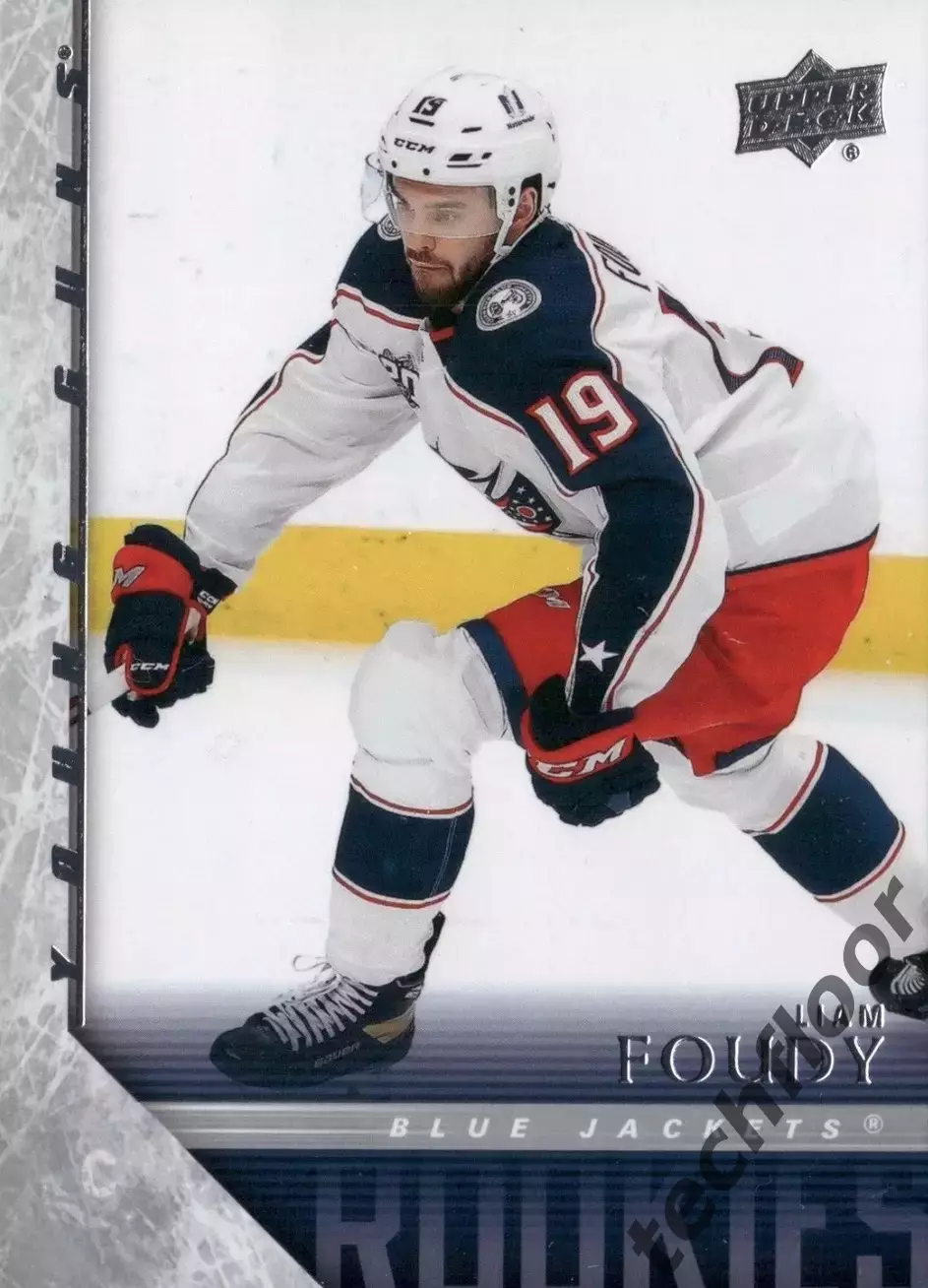 Карточка NHL Liam Foudy Columbus Blue Jackets/ Лиам Фуди Коламбус НХЛ